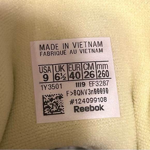 vintage yellow Reeboks - Picture 4 of 4